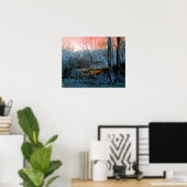 Zonsondergang komt eraan poster (Thuiskantoor)