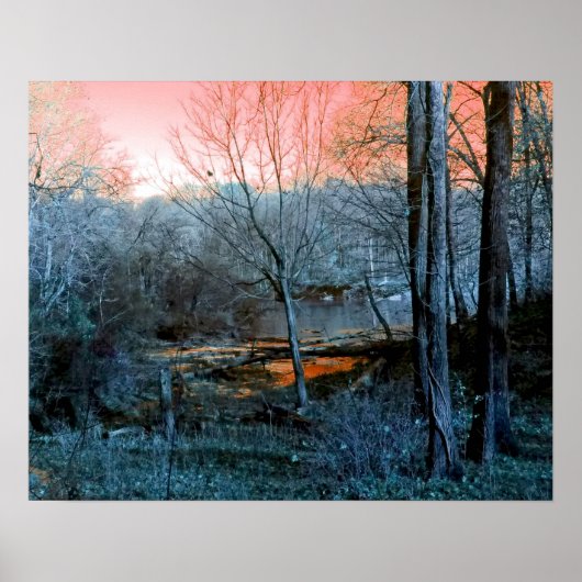 Zonsondergang komt eraan poster (Voorkant)