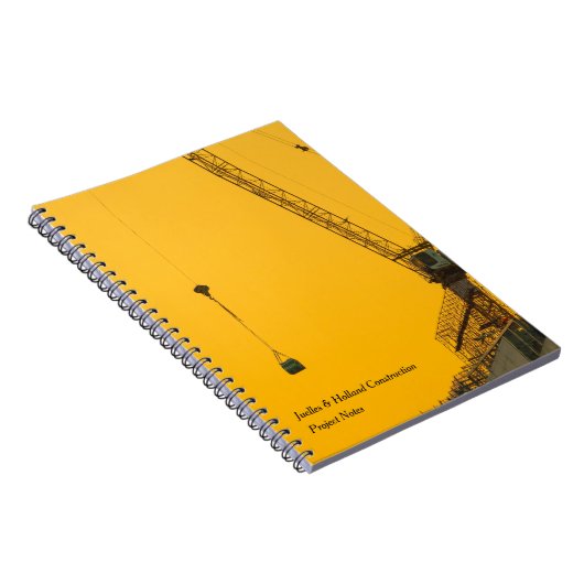 Zonsondergang Kraan Minimal Notitieboek (Rechterzijde)