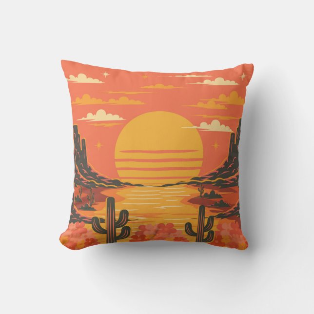 Zonsondergang Kussen (Voorkant)