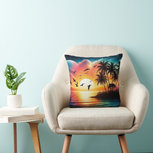 Zonsondergang Kussen (Stoel)