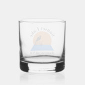 Zonsondergang Lake Whiskyglas Whisky Glas (Achterkant)