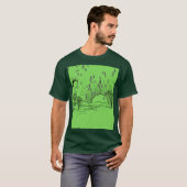 ZONSONDERGANG LANDSCHAP T-SHIRT (Voorkant volledig)
