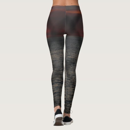 zonsondergang leggings (Achterkant)