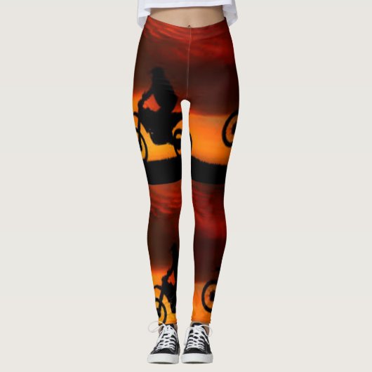 Zonsondergang Leggings (Voorkant)