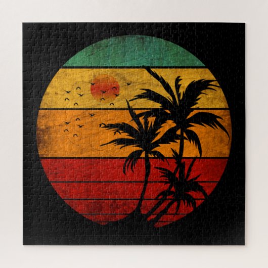 zonsondergang legpuzzel (Verticaal)