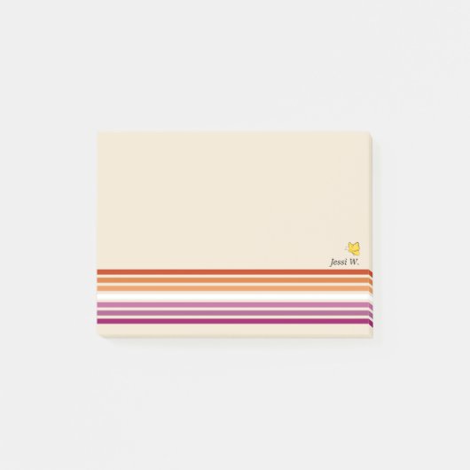 Zonsondergang Lesbische Vlag Opmerkingen Post-it® Notes (Voorkant)