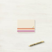 Zonsondergang Lesbische Vlag Opmerkingen Post-it® Notes (Op bureau)