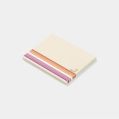Zonsondergang Lesbische Vlag Opmerkingen Post-it® Notes (Schuin)