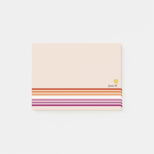 Zonsondergang Lesbische Vlag Post-It Notities Post-it® Notes (Voorkant)