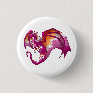 "Zonsondergang" Lesbische vlag Ronde Button 3,2 Cm
