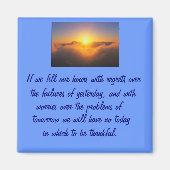 zonsondergang magneet (Voorkant)