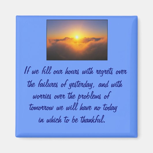 zonsondergang magneet (Voorkant)