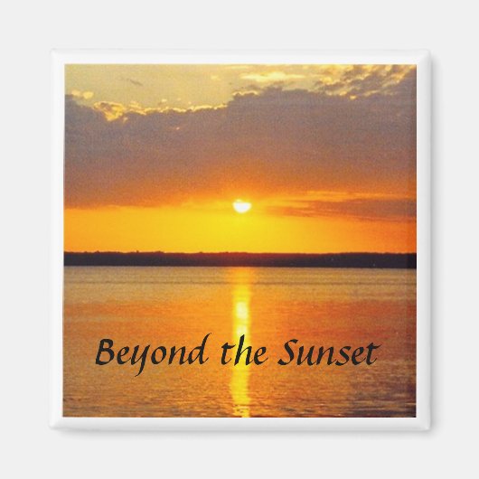Zonsondergang magneet, Voorbij de Zonsondergang Magneet (Voorkant)