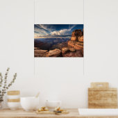 Zonsondergang Majesteit over de Grand Canyon Poster (Keuken)