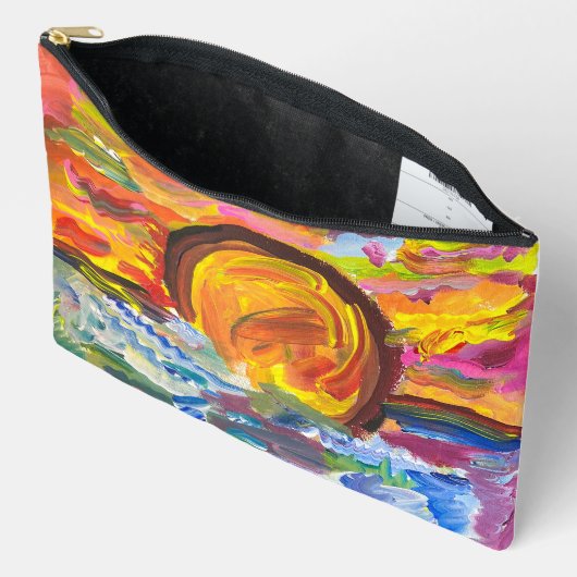 Zonsondergang make-up tas (Open)