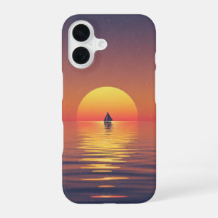 Zonsondergang Marin Vintage Warm en Mini iPhone 16 Hoesje