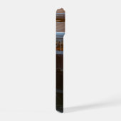 Zonsondergang Marina: reflecties en rust iPhone 15 Case (Rechterkant)