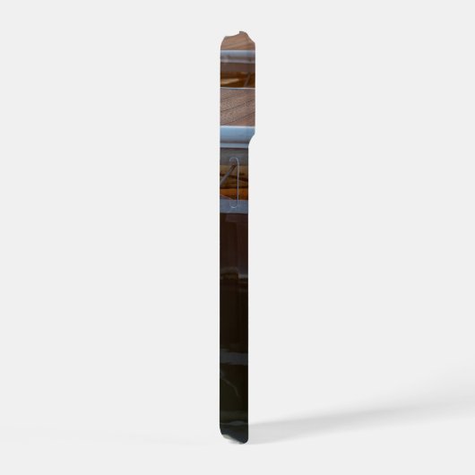 Zonsondergang Marina: reflecties en rust iPhone 15 Case (Rechterkant)