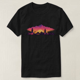 Zonsondergang Marokkaanse Skyline T-shirt