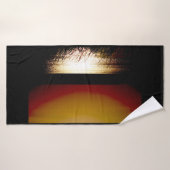 Zonsondergang meer badhanddoek (Badhanddoek)