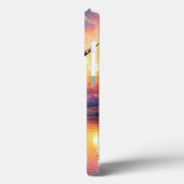 Zonsondergang Meer Rivier Eenhoorn Zeven Case-Mate iPhone Case (Achterkant / Links)