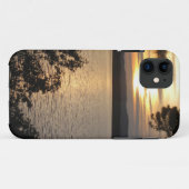 Zonsondergang Meer Scene Iphone Hoesje (Achterkant (horizontaal))