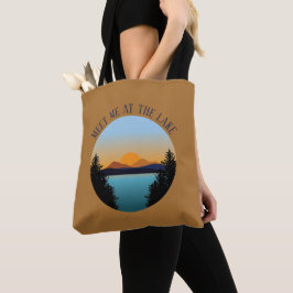 Zonsondergang Meer Vakantie Tote Bag