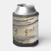 Zonsondergang meeuwen blikjeskoeler (Blikje Voorkant)