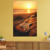 Zonsondergang Melodie Canvas Afdruk (Insitu (Woonkamer))