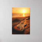 Zonsondergang Melodie Canvas Afdruk (Voorkant)