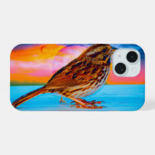Zonsondergang Melodie iPhone 15 Case (Achterkant horizontaal)