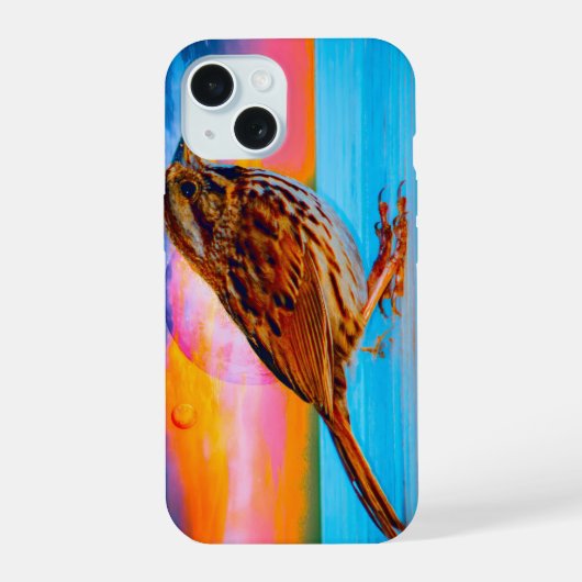 Zonsondergang Melodie iPhone 15 Case (Achterkant)