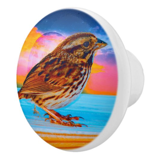 Zonsondergang Melodie Keramische Knop (Rechts)