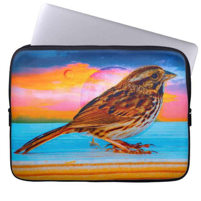 Zonsondergang Melodie Laptop Sleeve (Voorkant)