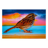 Zonsondergang Melodie Perfect Poster (Voorkant)