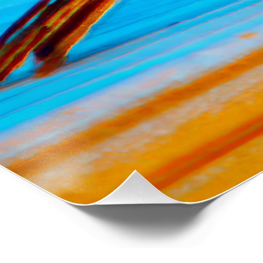 Zonsondergang Melodie Perfect Poster (Hoek)