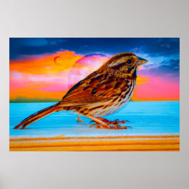 Zonsondergang Melodie Poster