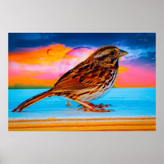 Zonsondergang Melodie Poster (Voorkant)