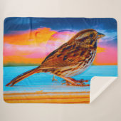 Zonsondergang Melodie Sherpa Deken (Voorkant (horizontaal))