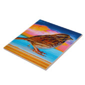 Zonsondergang Melodie Tegeltje (Zijkant)