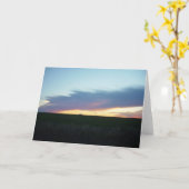 Zonsondergang met de Kaart van de Brug van de Wolk (Gele Bloem)