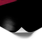 Zonsondergang met palmbomen Silhouette-16514 Perfect Poster (Hoek)