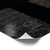 Zonsondergang met windmolen, Rustgevend relaxt. Perfect Poster (Hoek)