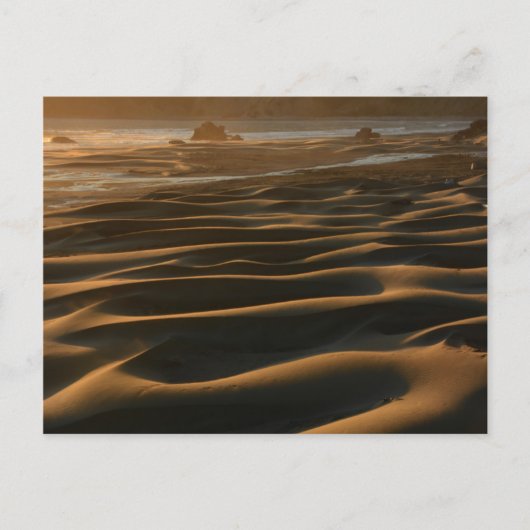 Zonsondergang, Meyers Beach, Oregon, VS 2 Briefkaart (Voorkant)