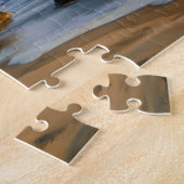Zonsondergang, Meyers Beach, Oregon, VS Legpuzzel (Zijkant)