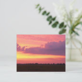 Zonsondergang ... mijn eigen 2004 briefkaart (Staand voorkant)