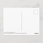 Zonsondergang ... mijn eigen 2004 briefkaart (Achterkant)