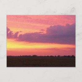 Zonsondergang ... mijn eigen 2004 briefkaart