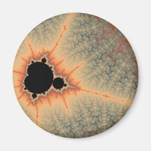 Zonsondergang Mini Brood Magnet (Voorkant)